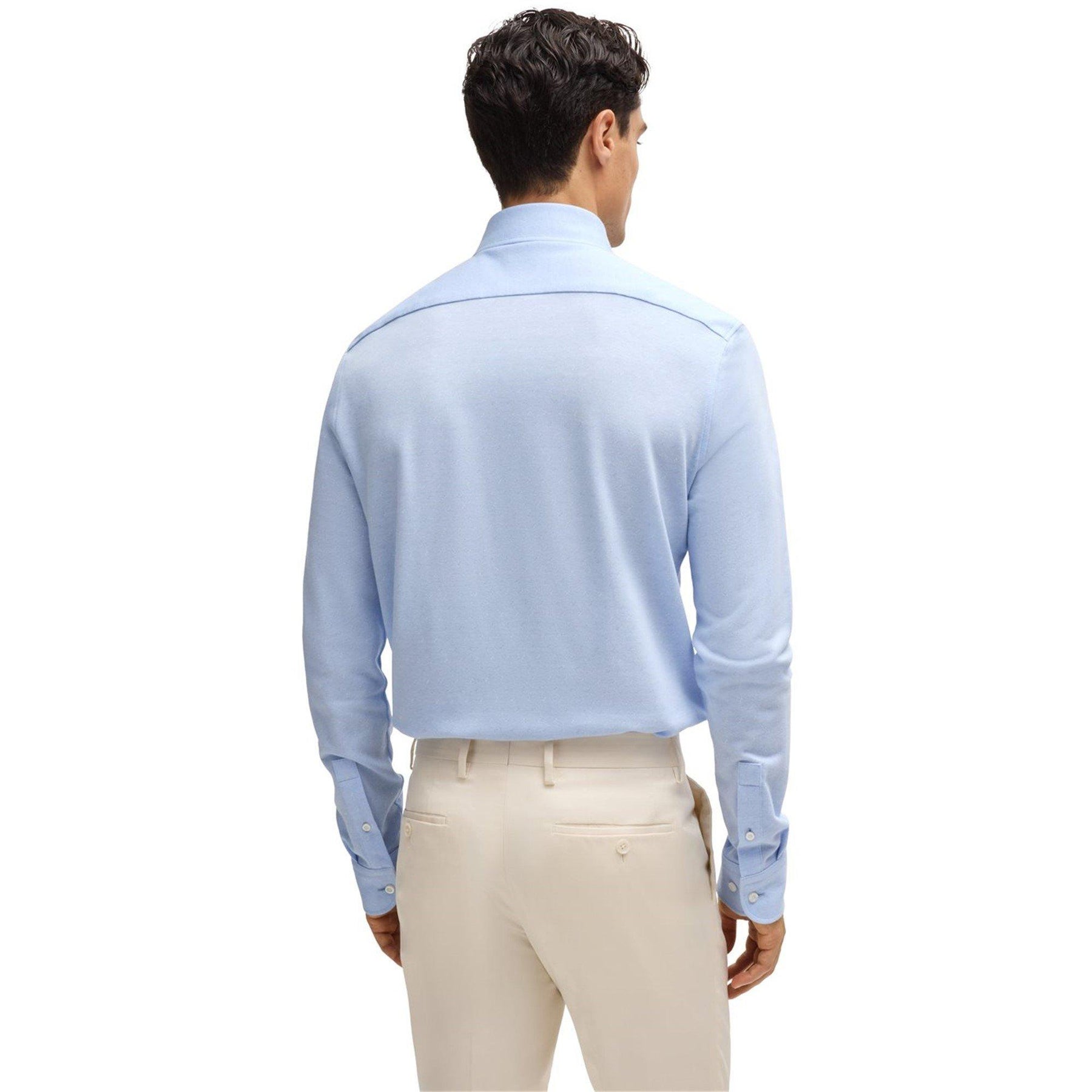 Men's HBB CHAL spread Plain Long-Sleeve Shirt