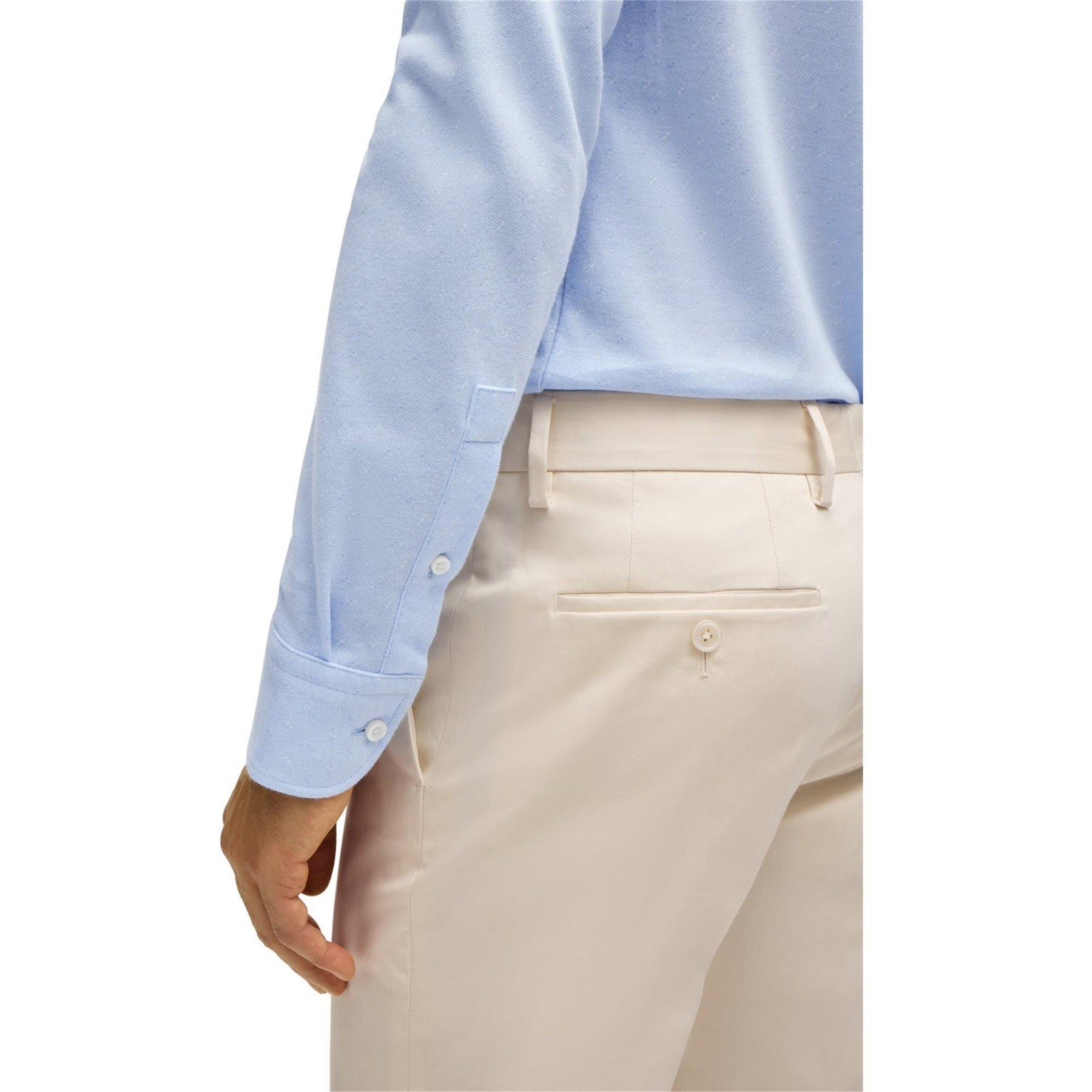 Men's HBB CHAL spread Plain Long-Sleeve Shirt