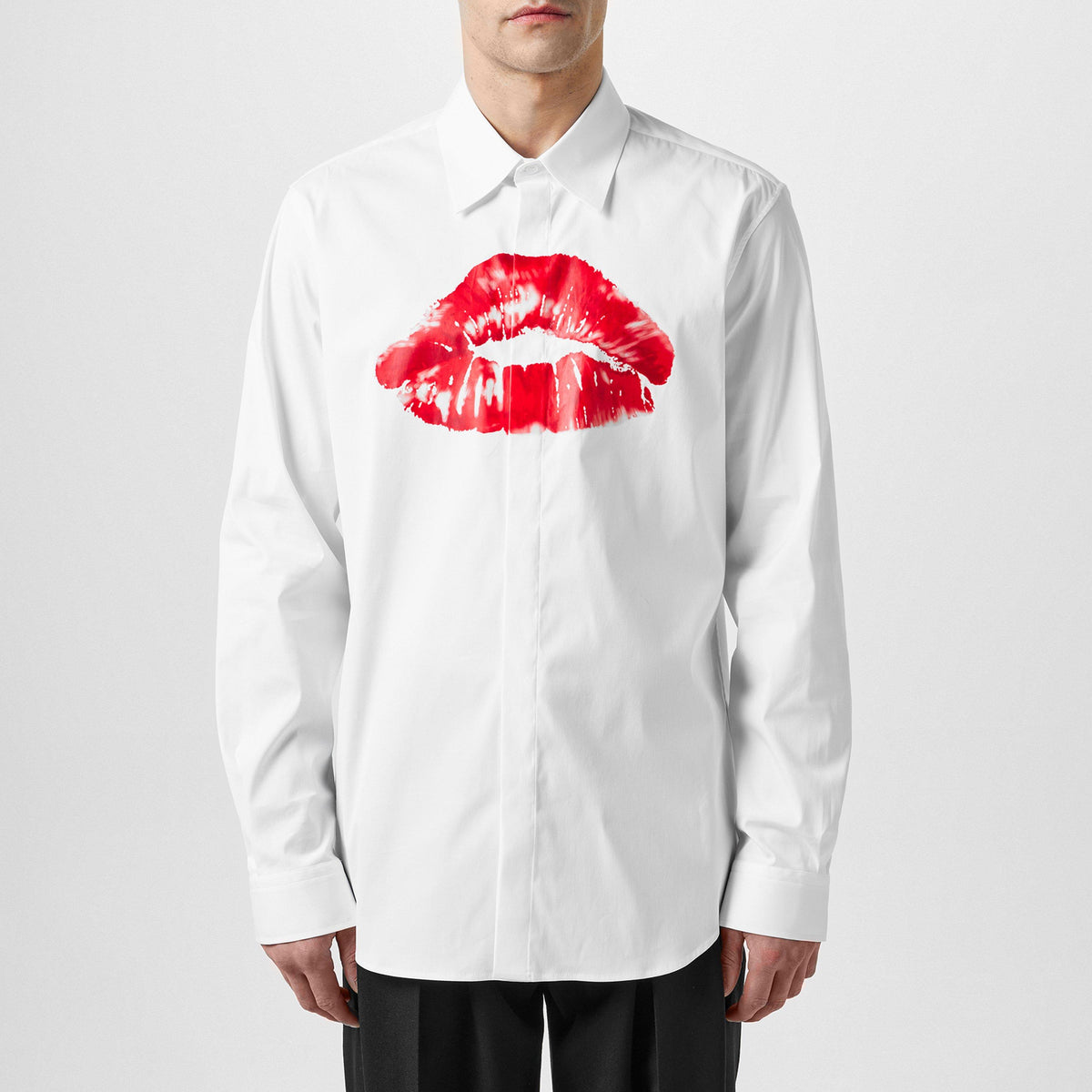 Kiss Print Poplin Shirt