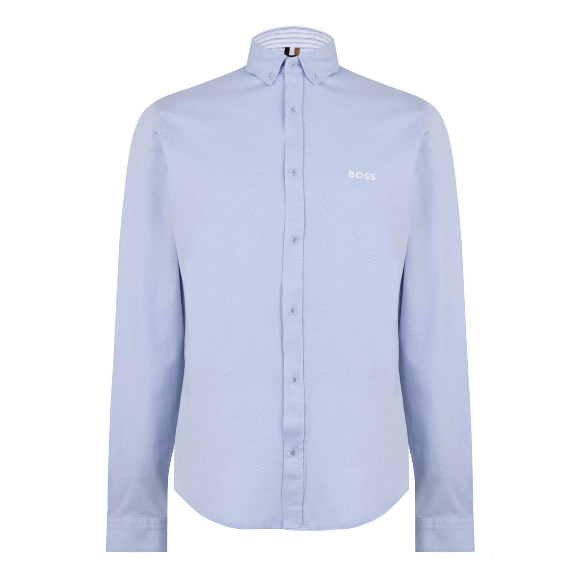Men's Motion Button Down Shirt, Knitted Cotton Piqué