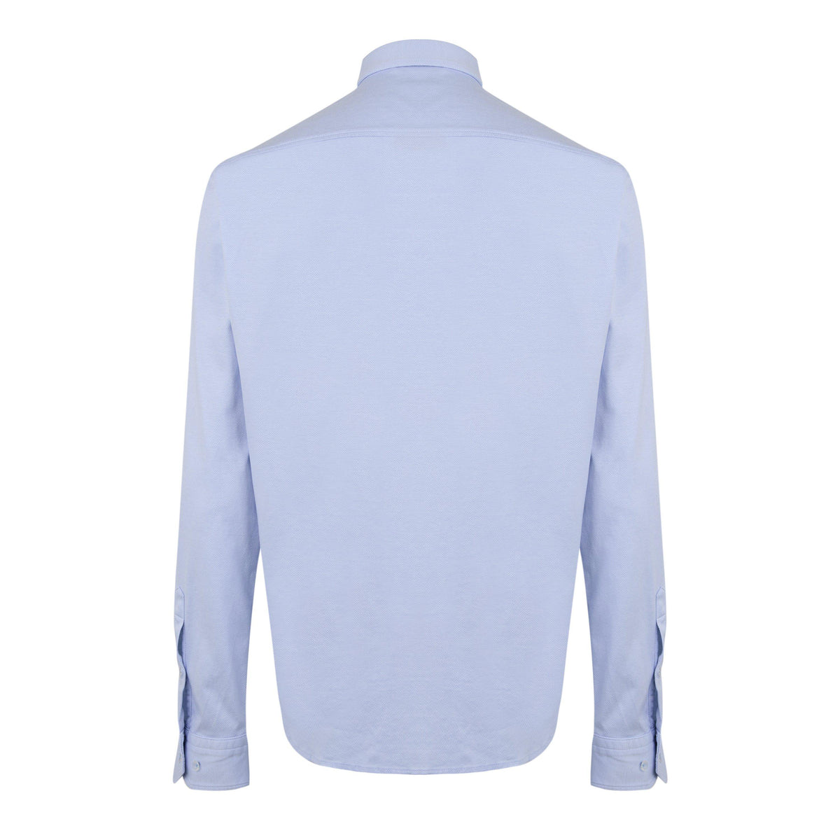 Men's Motion Button Down Shirt, Knitted Cotton Piqué