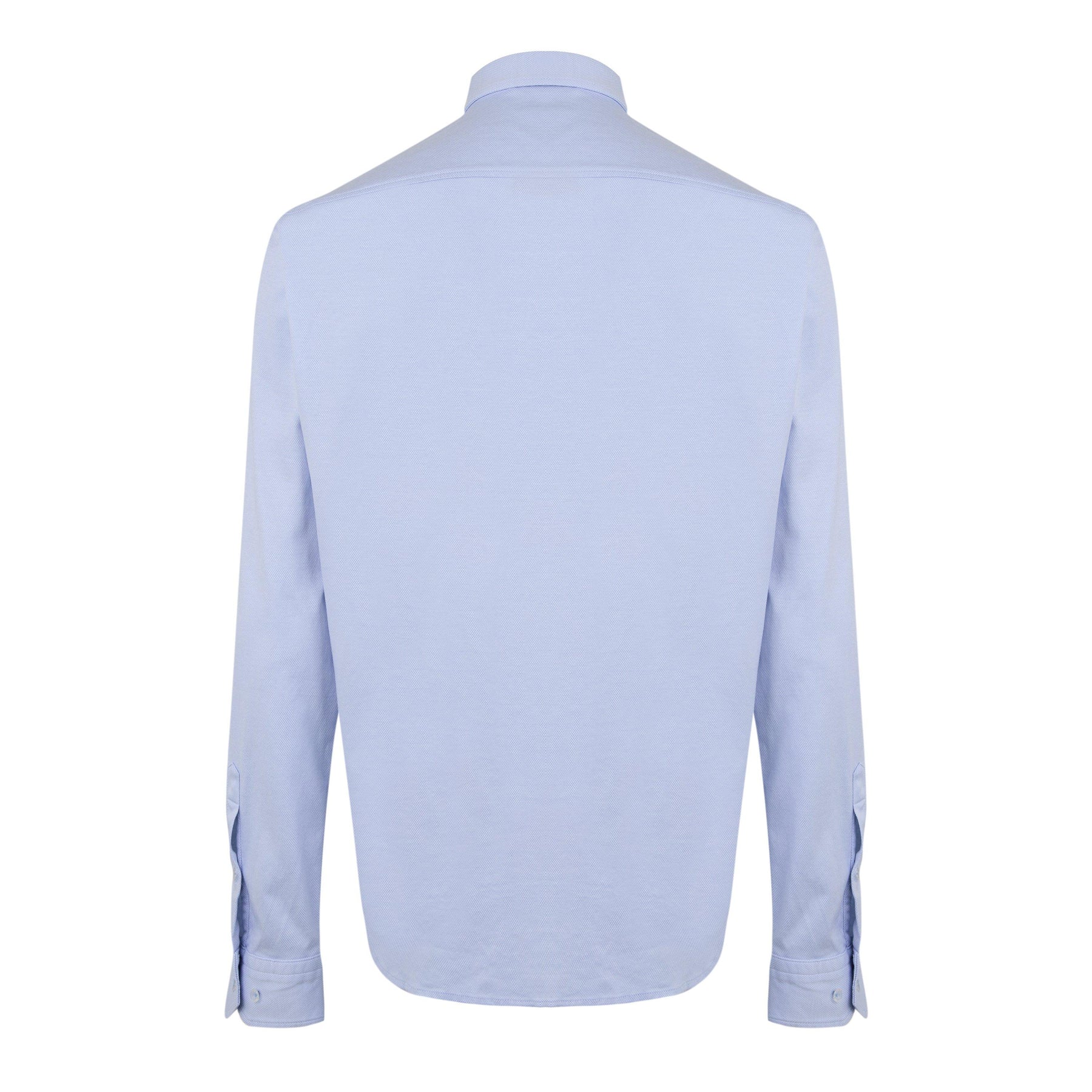 Men's Motion Button Down Shirt, Knitted Cotton Piqué