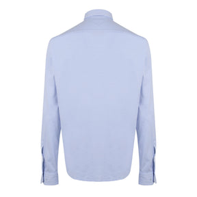 Men's Motion Button Down Shirt, Knitted Cotton Piqué