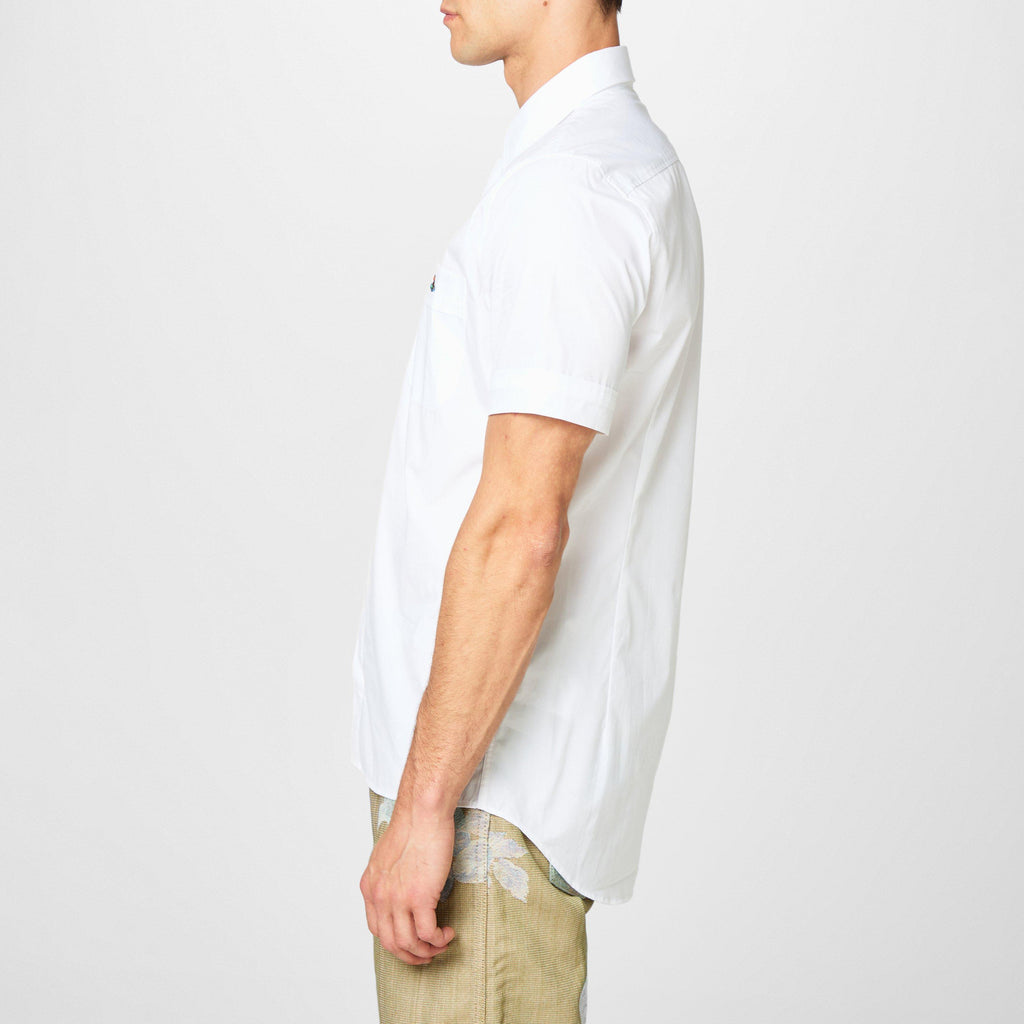 Men's Cotton Classic Saturn Orb Short-Sleeved Shirt