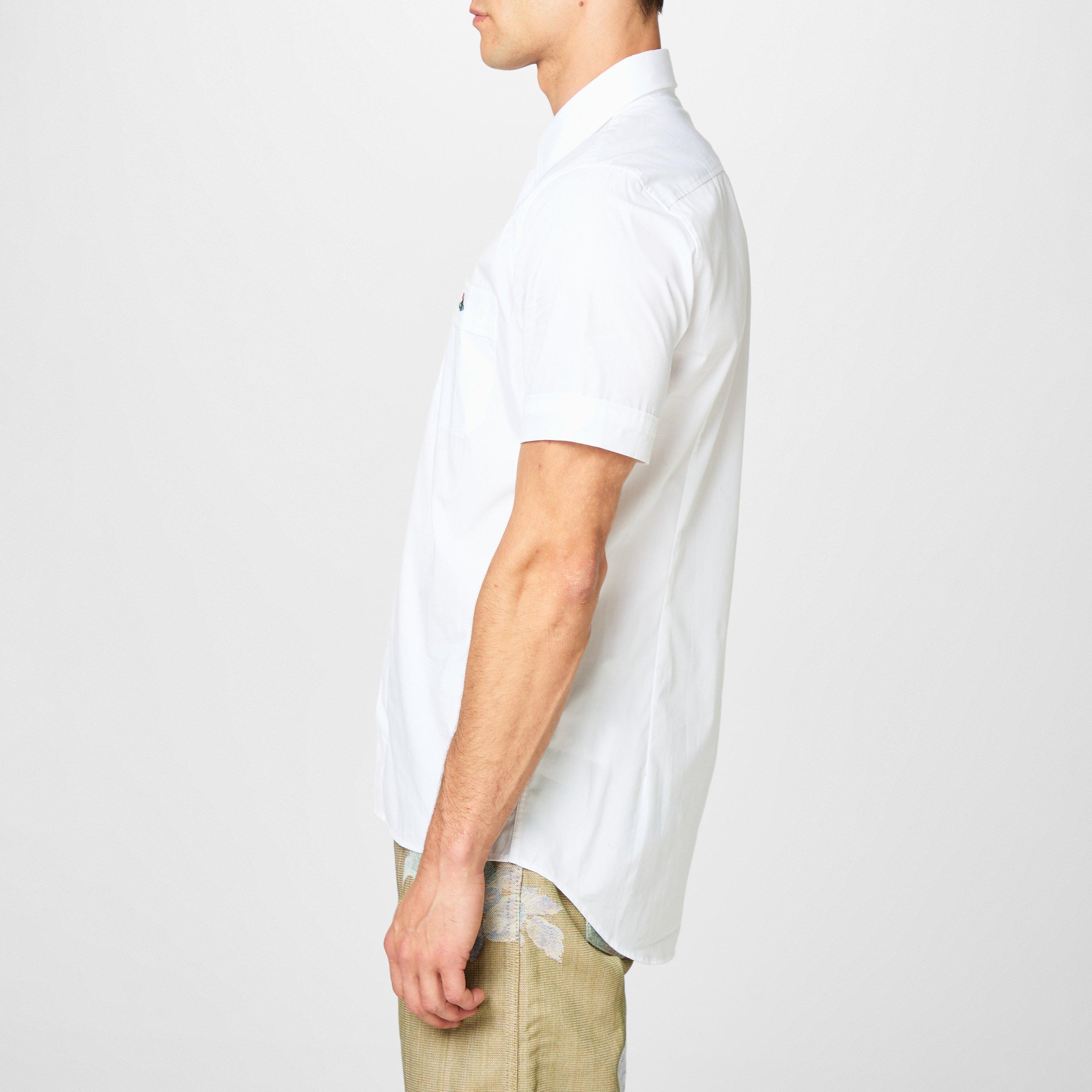 Men's Cotton Classic Saturn Orb Short-Sleeved Shirt