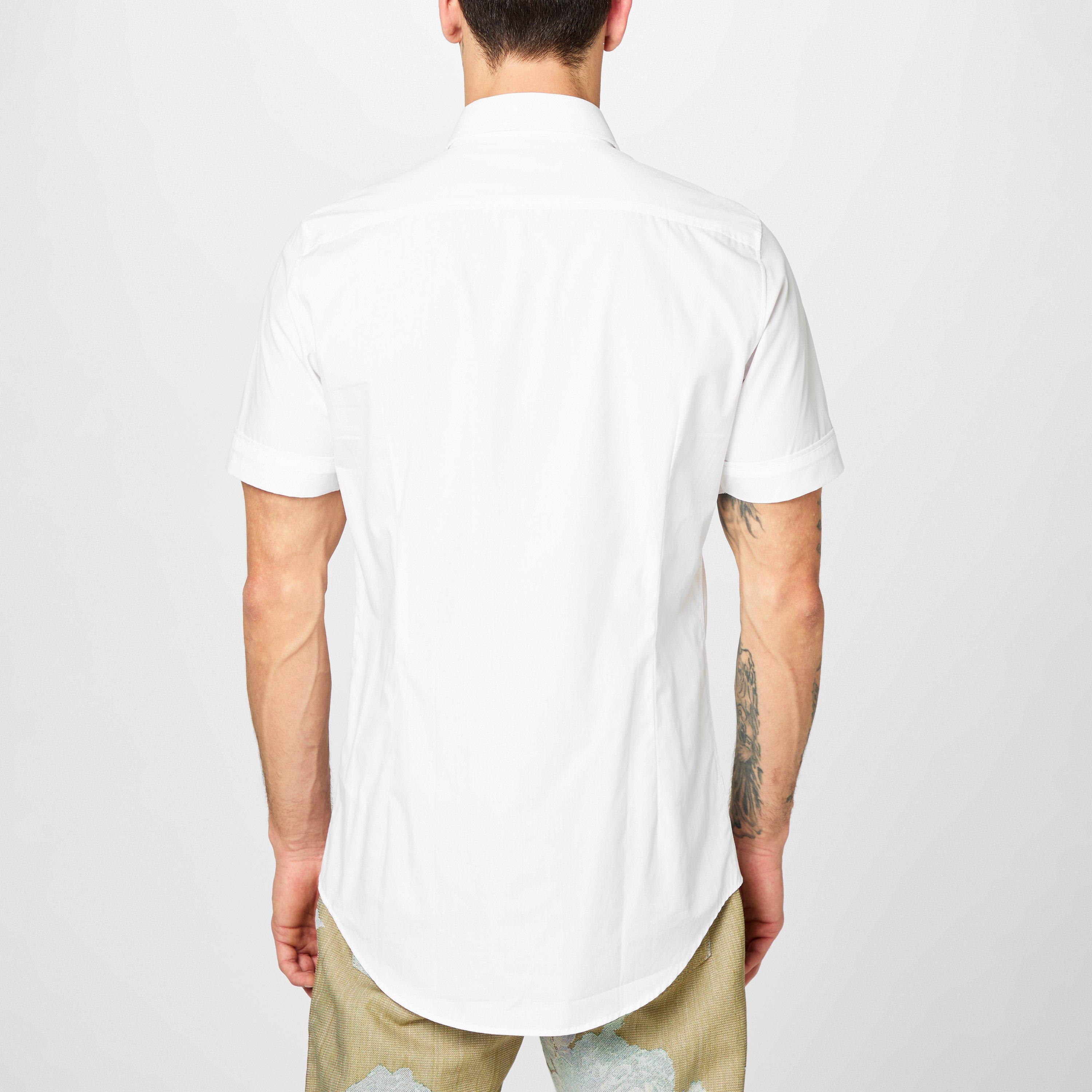 Men's Cotton Classic Saturn Orb Short-Sleeved Shirt