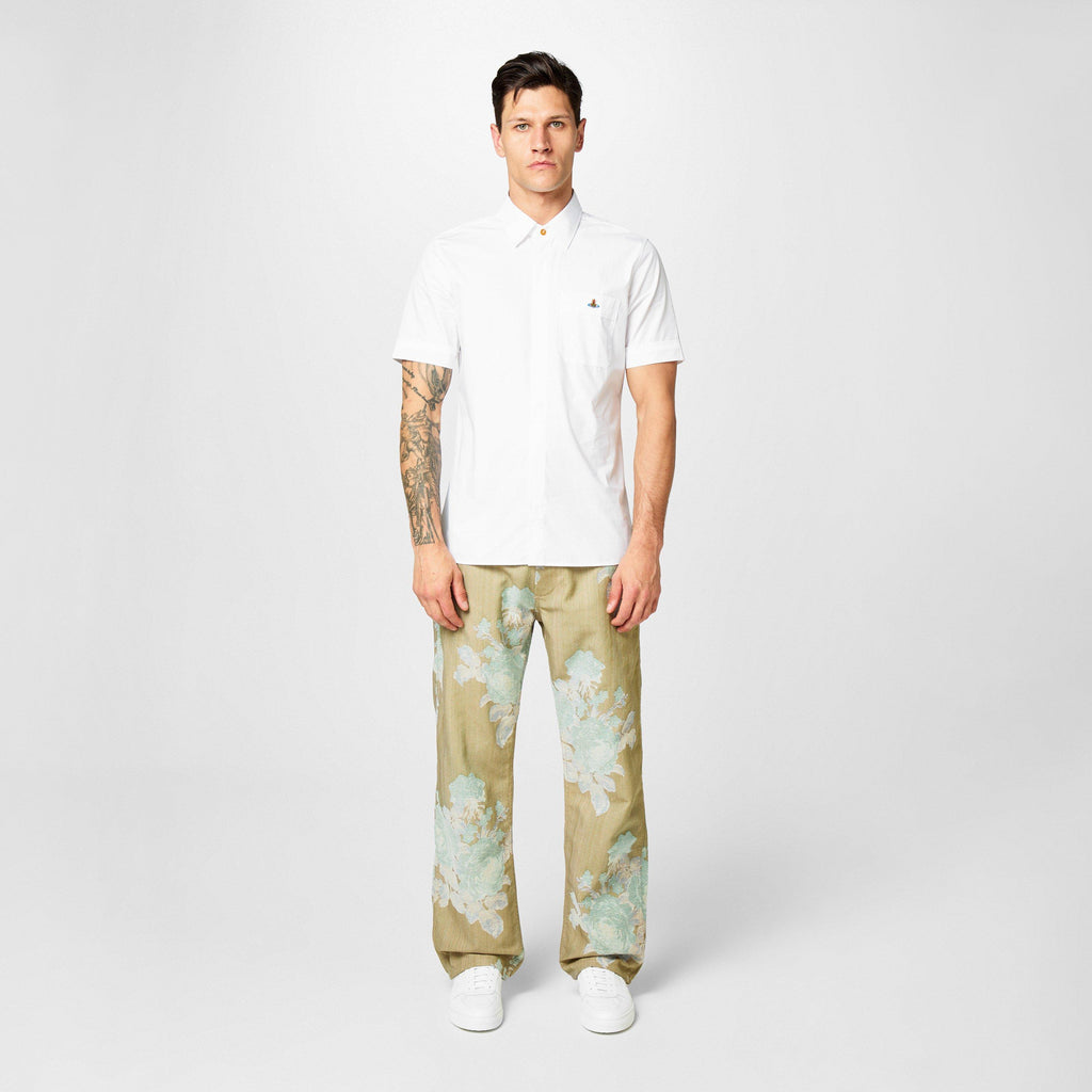 Men's Cotton Classic Saturn Orb Short-Sleeved Shirt