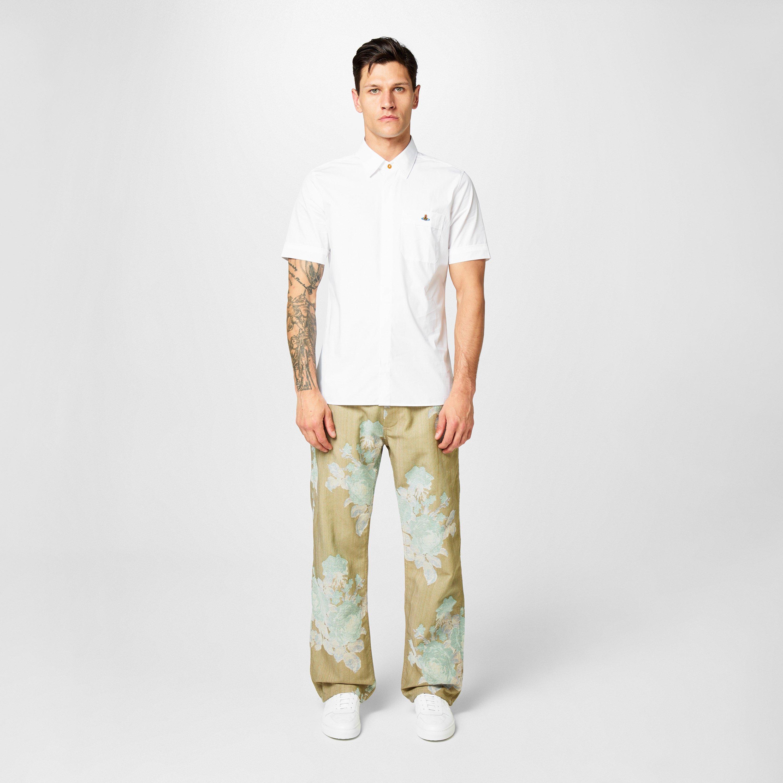 Men's Cotton Classic Saturn Orb Short-Sleeved Shirt