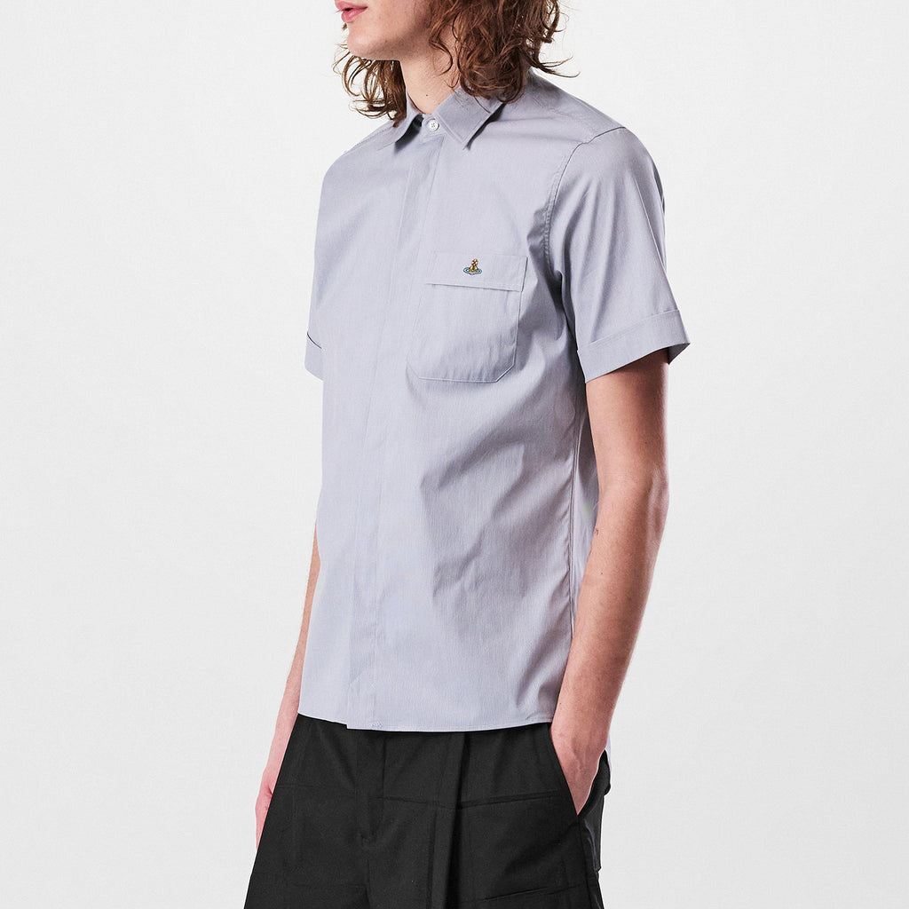 Men's Cotton Classic Saturn Orb Short-Sleeved Shirt