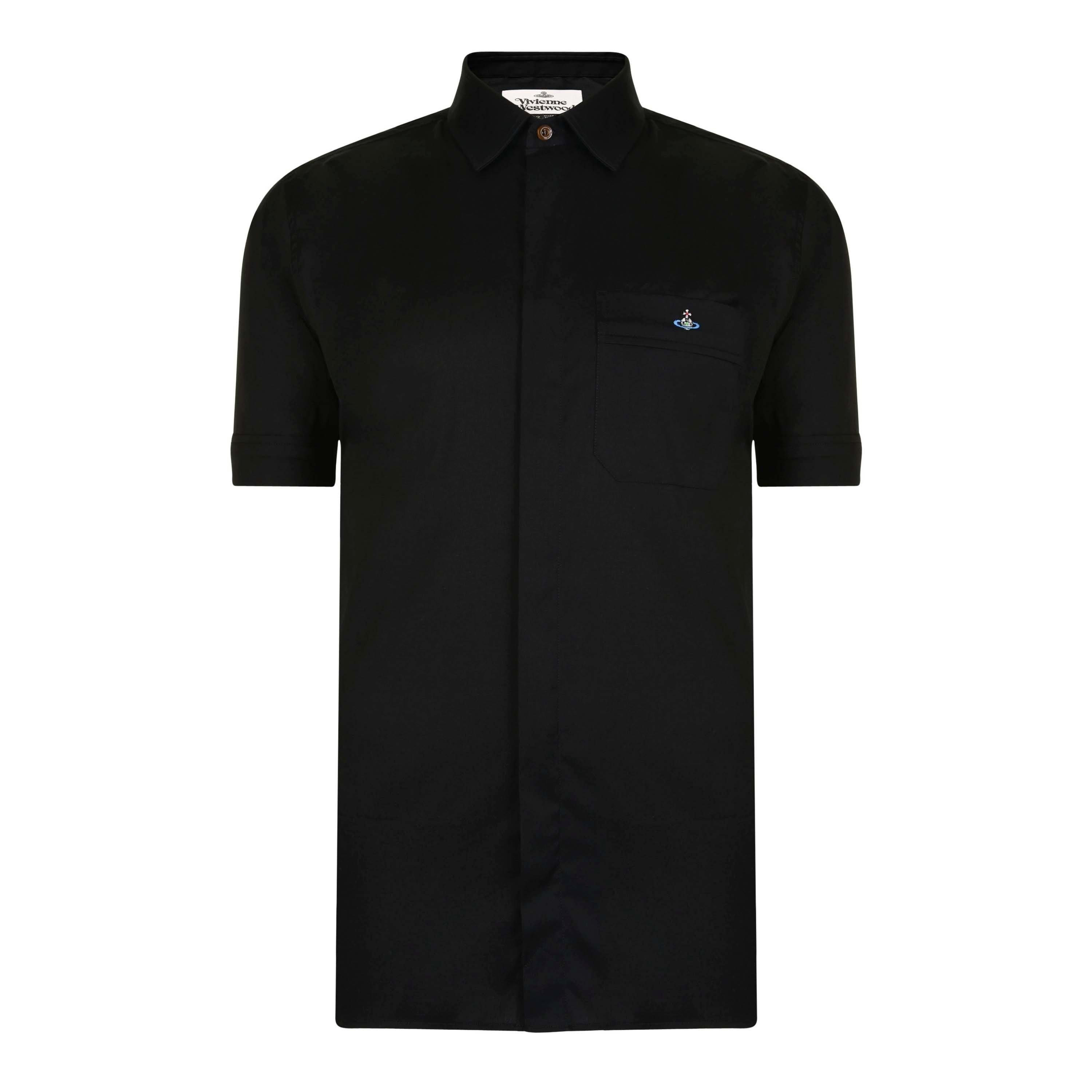 Men's Cotton Classic Saturn Orb Short-Sleeved Shirt