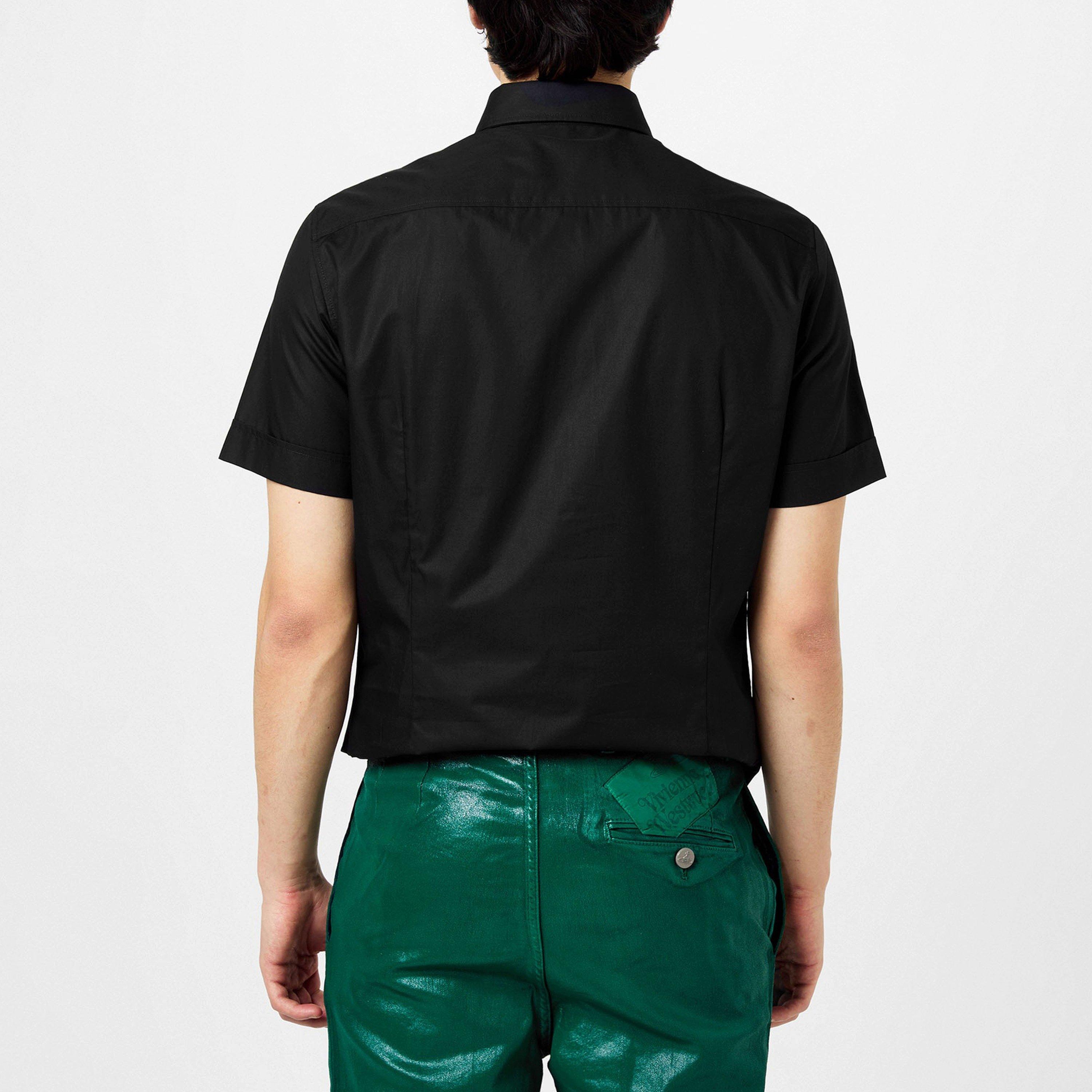 Men's Cotton Classic Saturn Orb Short-Sleeved Shirt