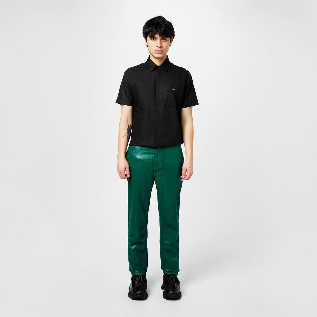 Men's Cotton Classic Saturn Orb Short-Sleeved Shirt