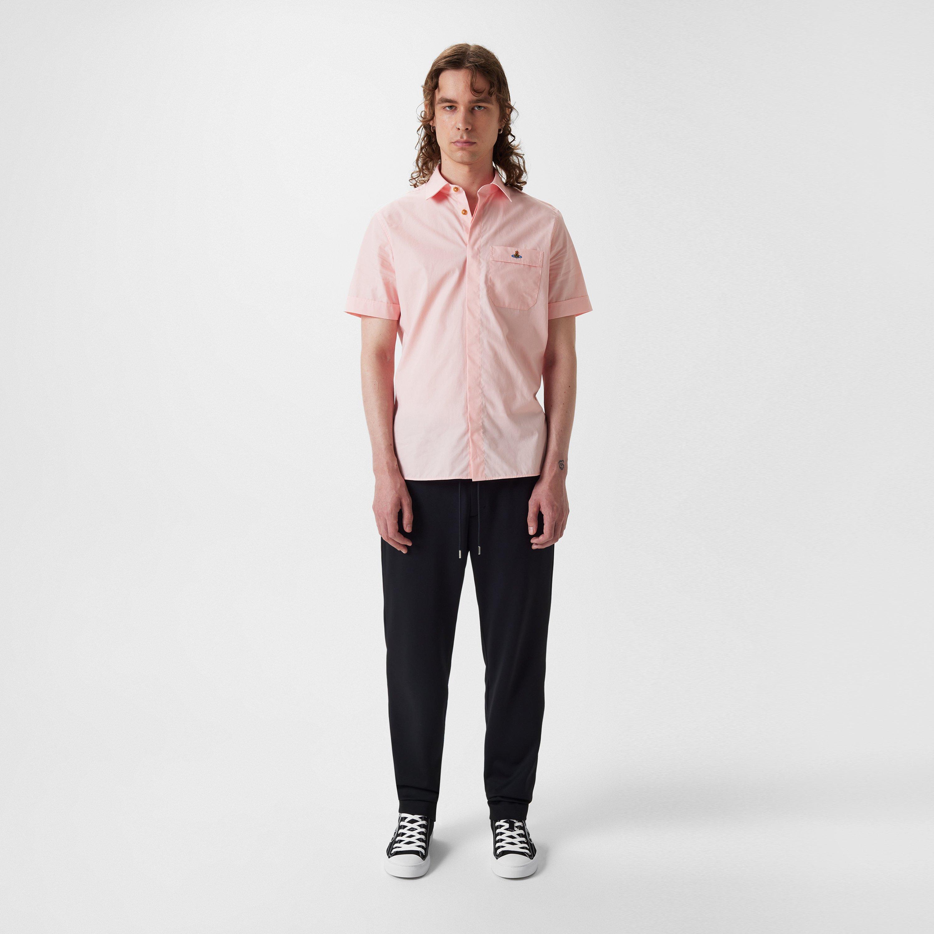 Men's Cotton Classic Saturn Orb Short-Sleeved Shirt