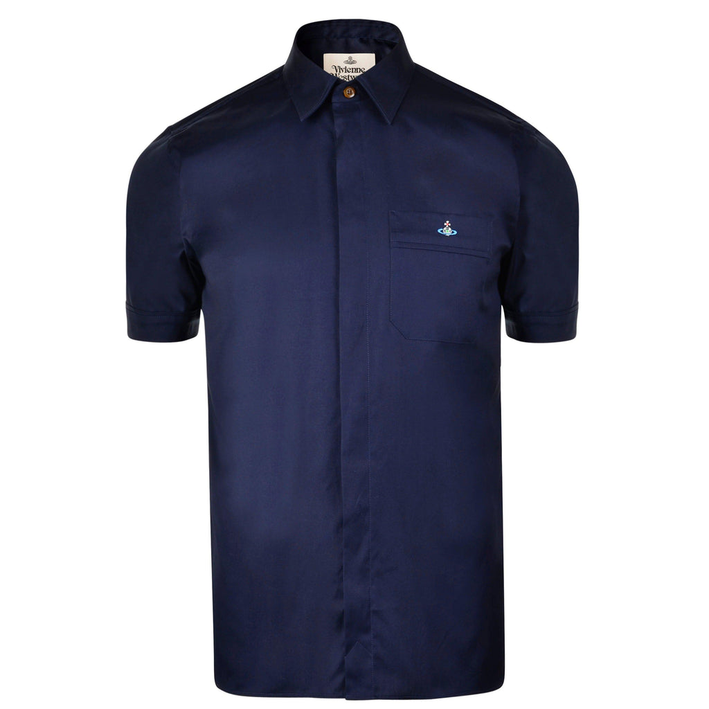 Men's Cotton Classic Saturn Orb Short-Sleeved Shirt