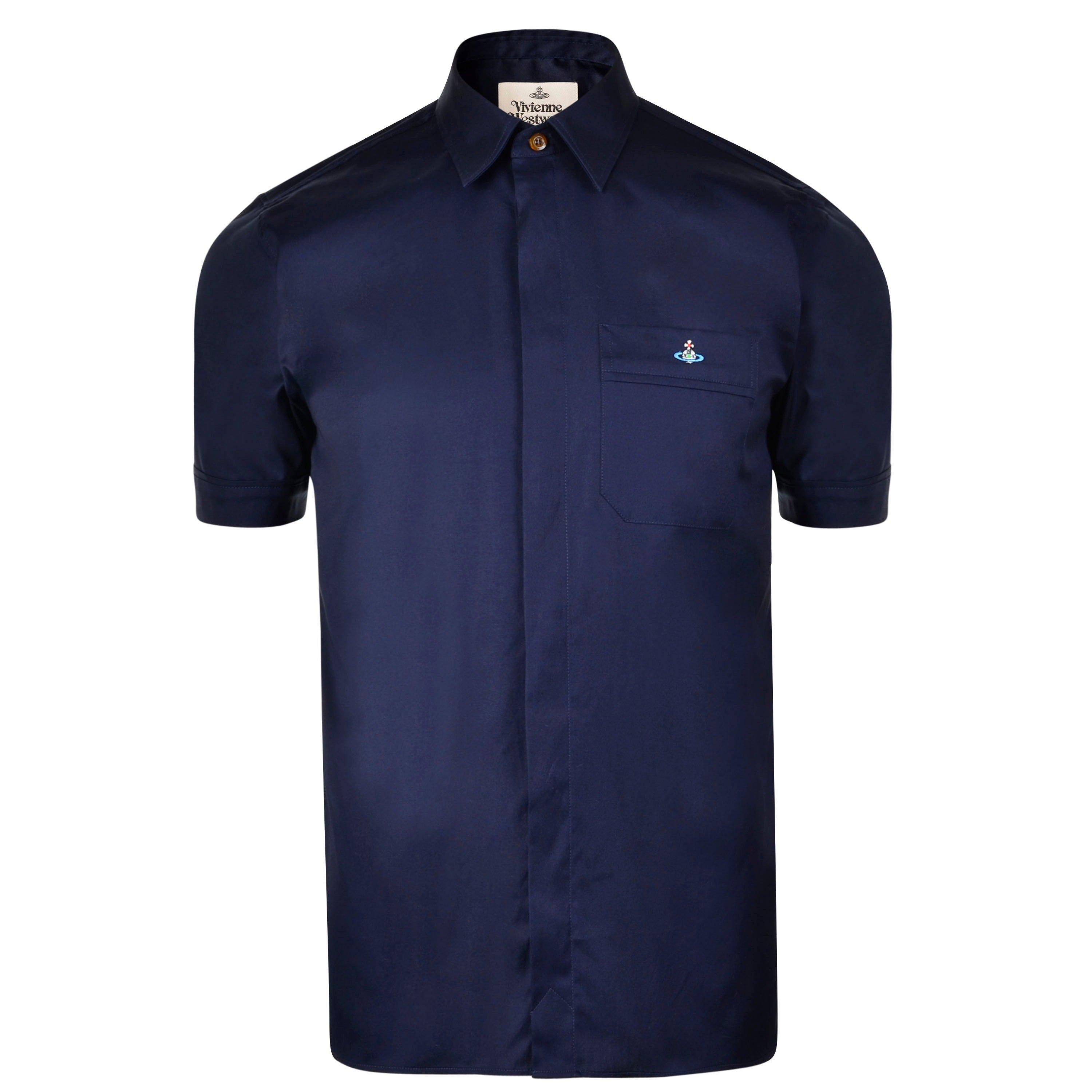 Men's Cotton Classic Saturn Orb Short-Sleeved Shirt