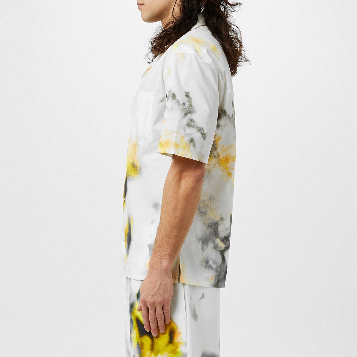 Obscured Flower Vacation Shirt