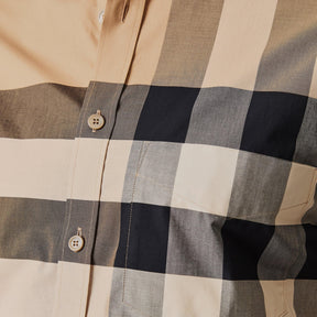 Men's Check Cotton Somerton Short Sleeved Shirt