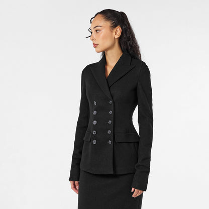 Structured Tailored Single Breasted Blazer