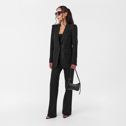 Sequin Long Sleeve Blazer