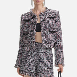 Fringed Buckle Blazer