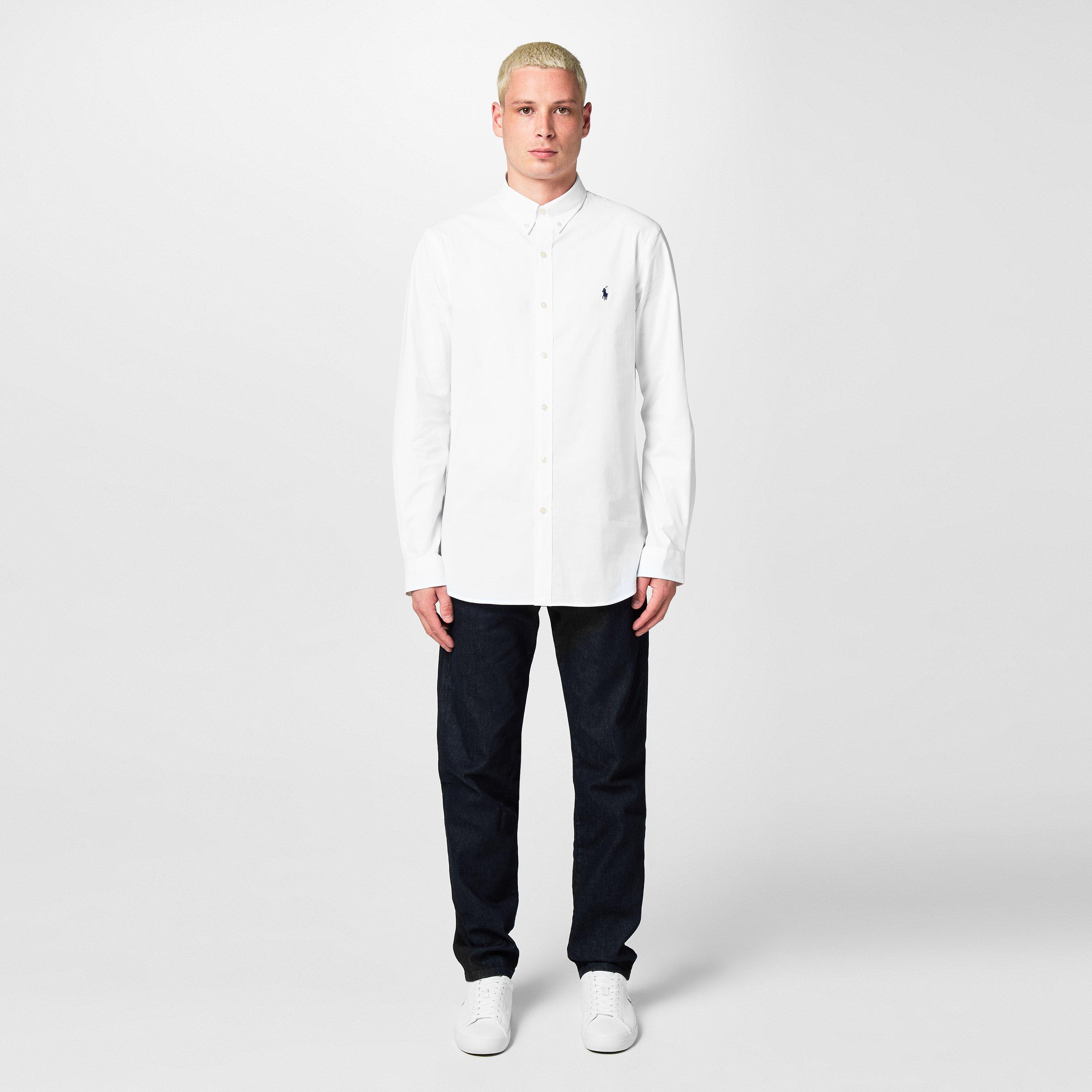 Men's Slim Fit Poplin Long-Sleeve Shirt
