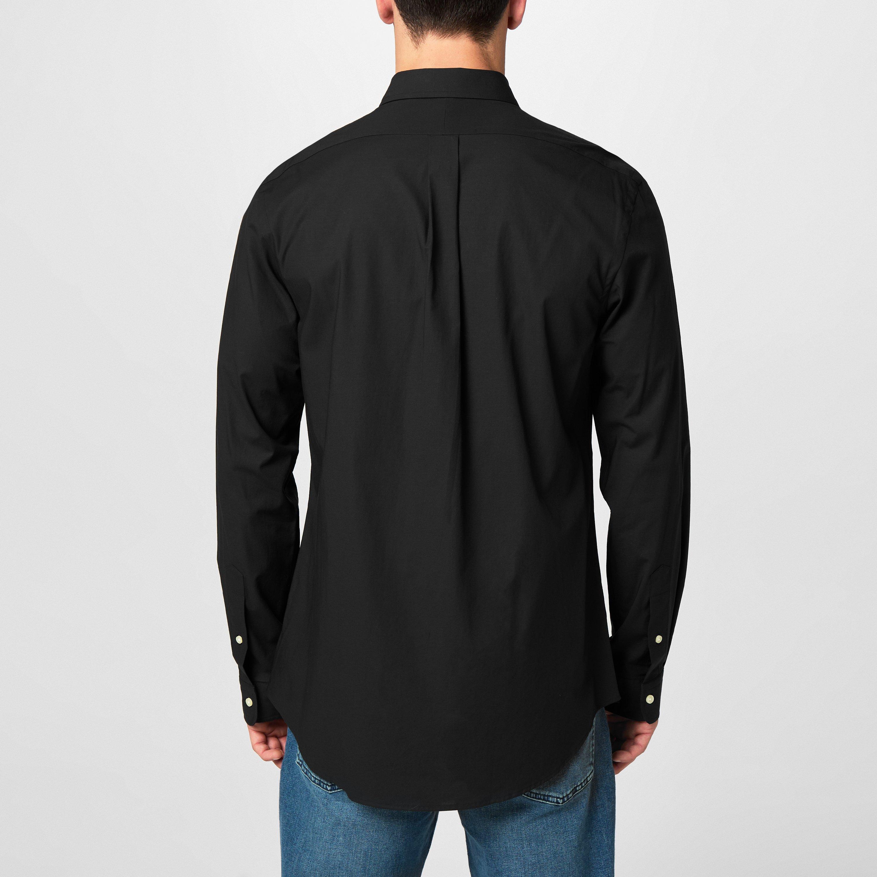 Men's Slim Fit Poplin Long-Sleeve Shirt