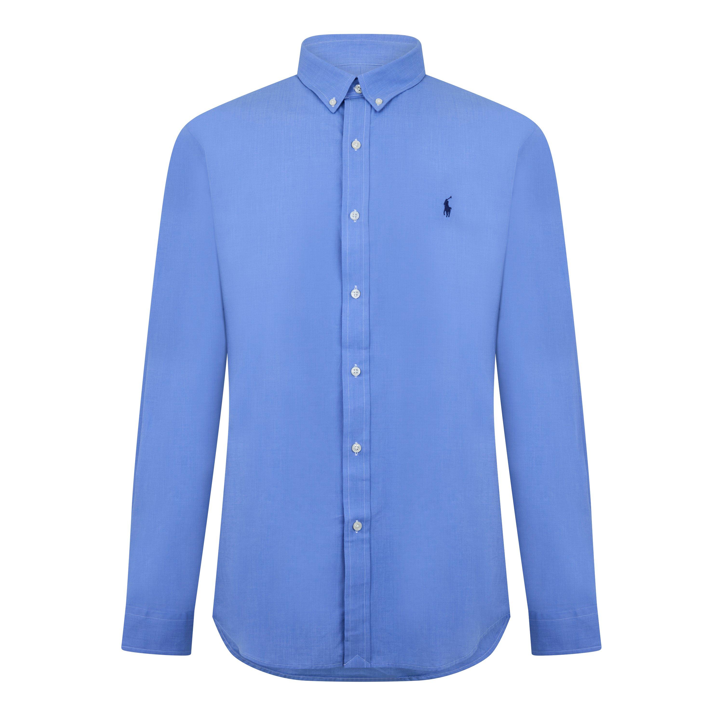 Men's Slim Fit Poplin Long-Sleeve Shirt