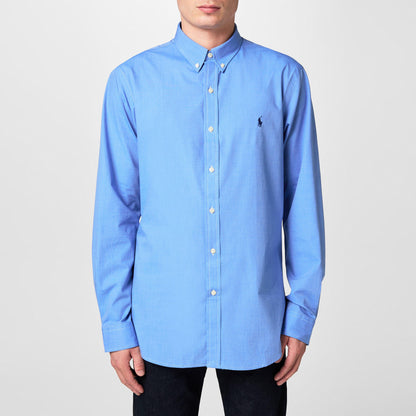 Men's Slim Fit Poplin Long-Sleeve Shirt