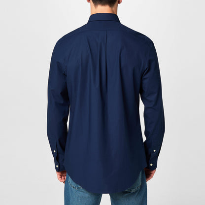 Men's Slim Fit Poplin Long-Sleeve Shirt