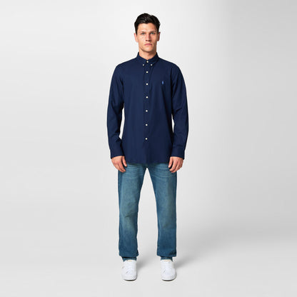 Men's Slim Fit Poplin Long-Sleeve Shirt