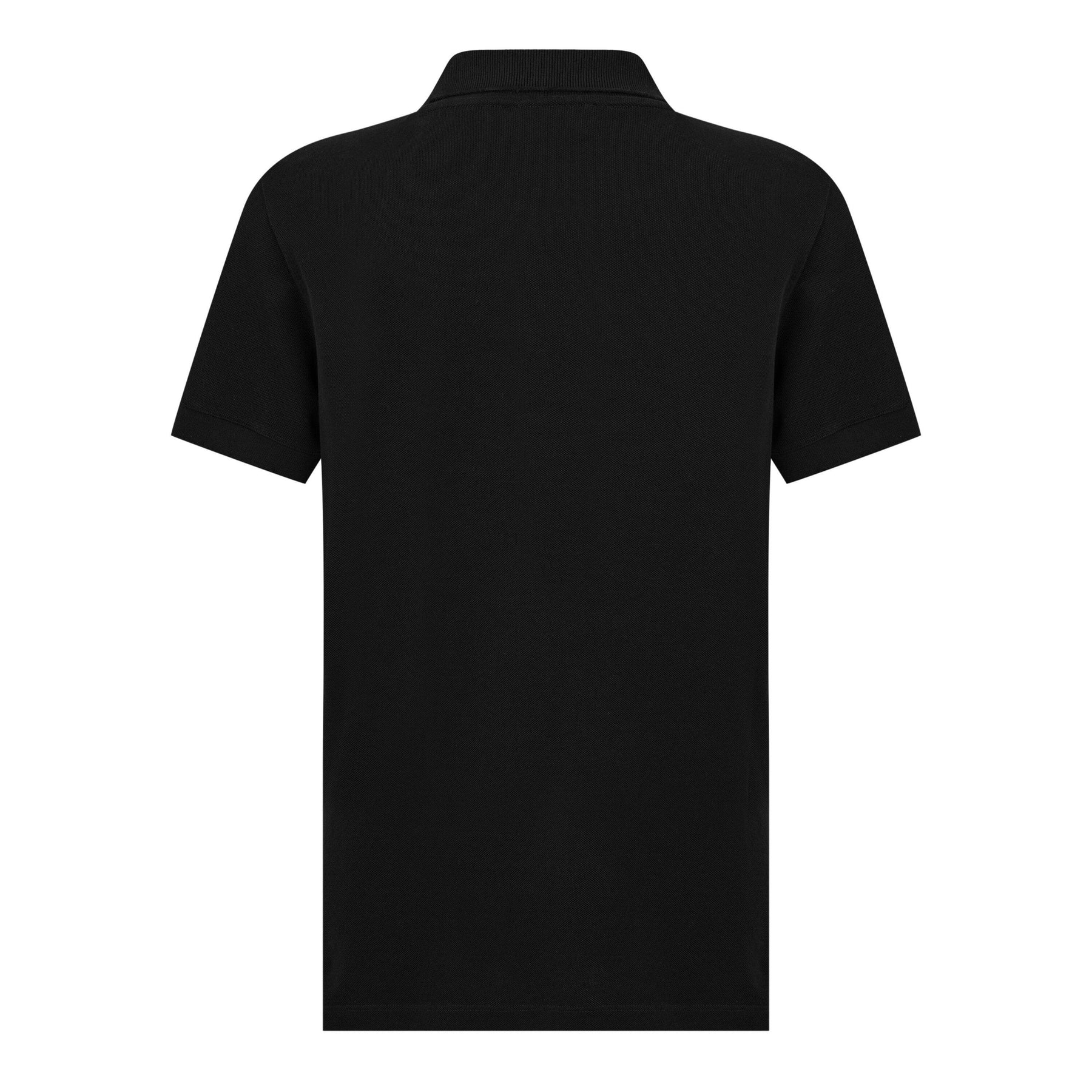 Embroidered Skull Polo Shirt