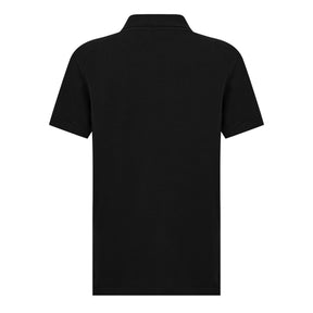 Embroidered Skull Polo Shirt