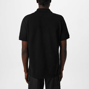 Embroidered Skull Polo Shirt