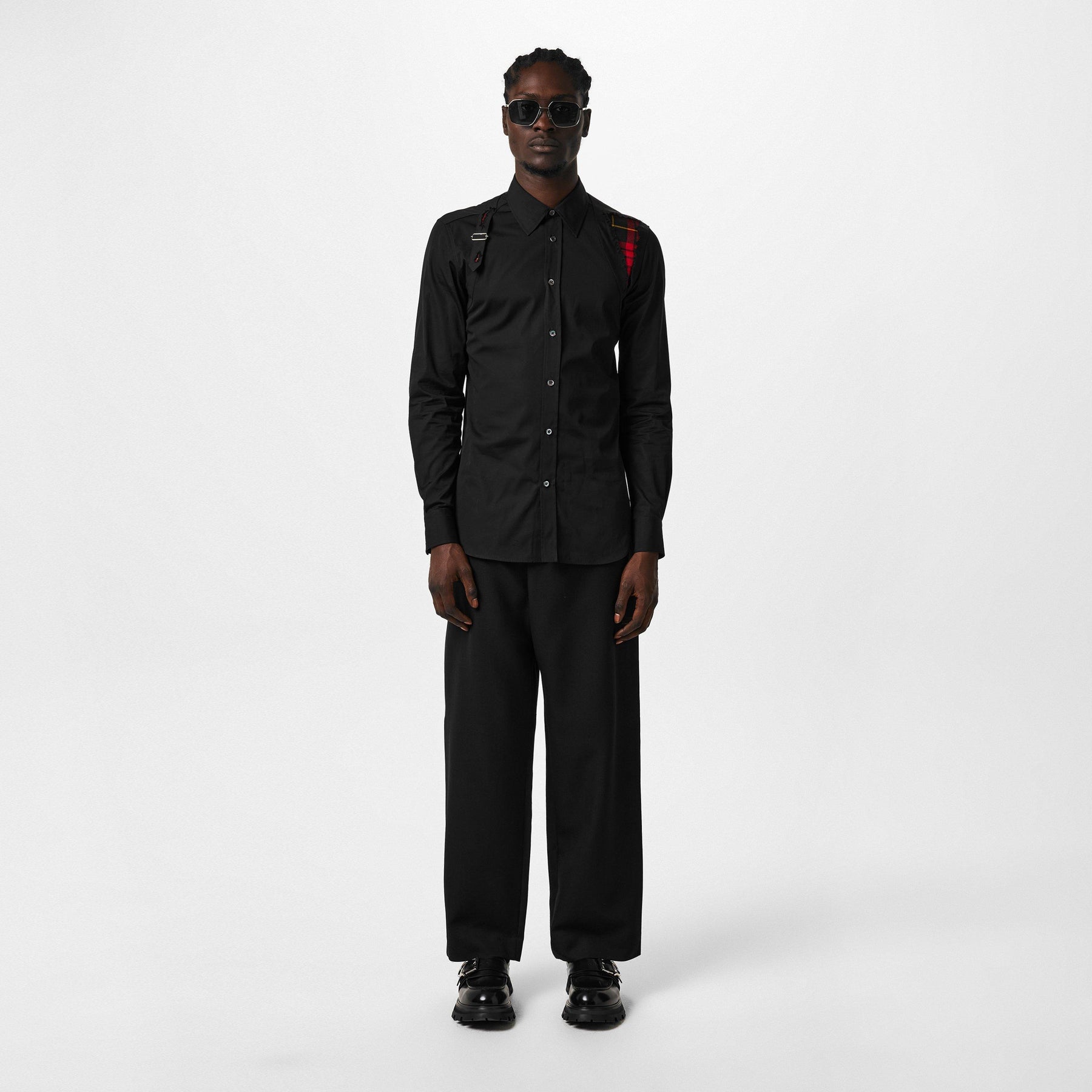 Silver Buckle Detail Shirt