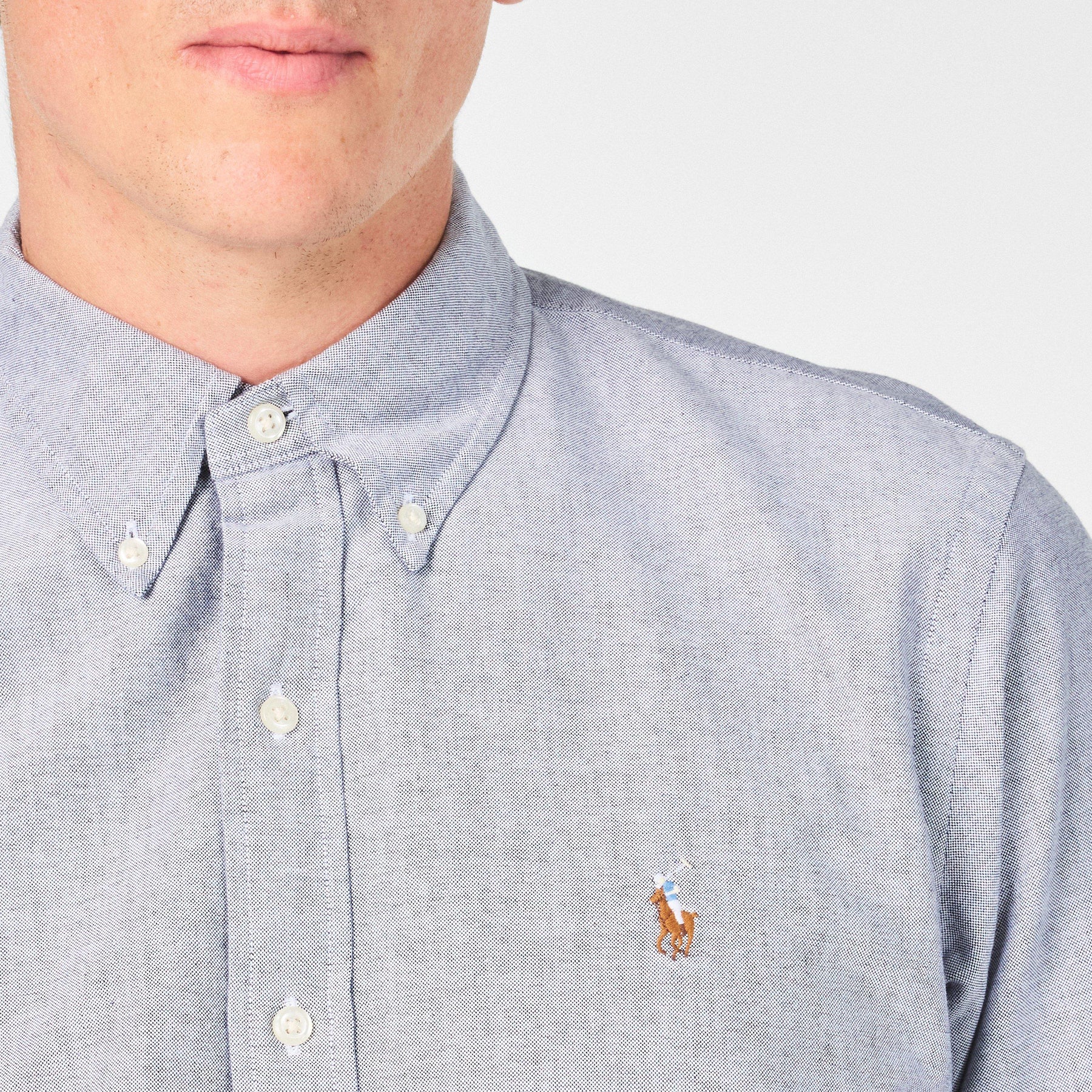 Men's Slim Fit Oxford Long Sleeve Shirt