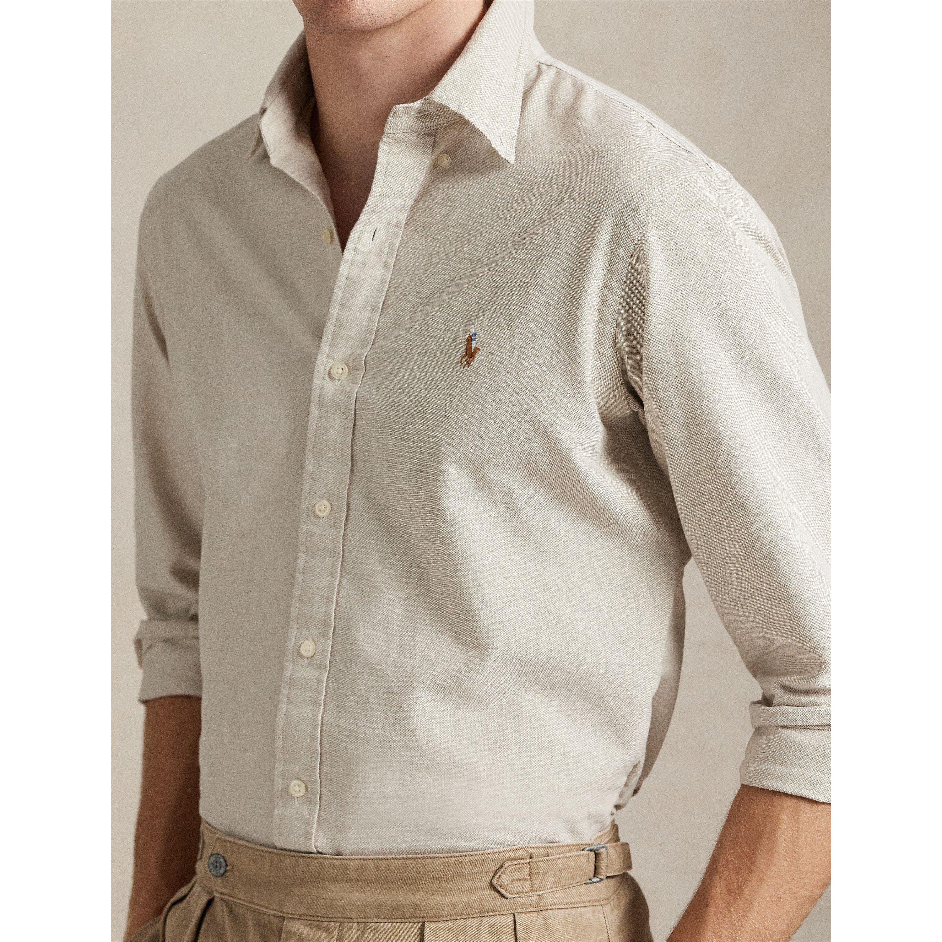 Slim Fit Oxford Long Sleeve Shirt