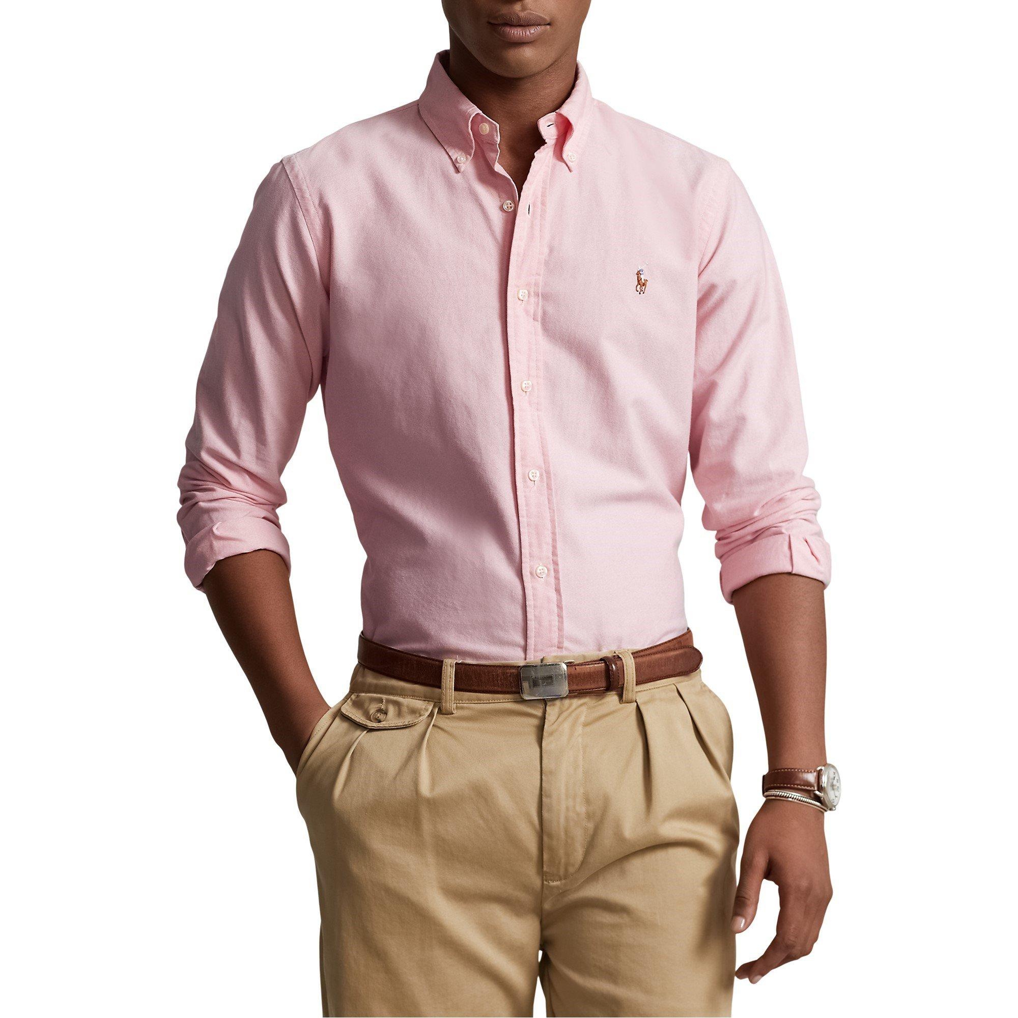 Men's Slim Fit Oxford Long Sleeve Shirt