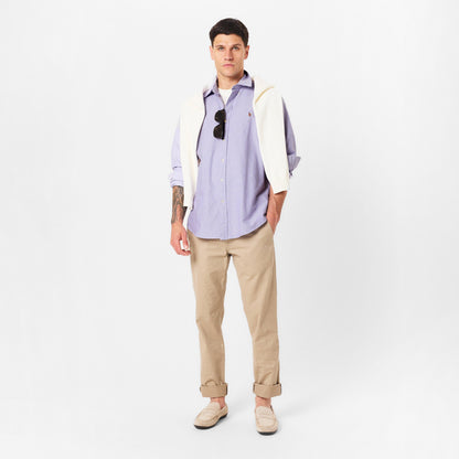 Men's Slim Fit Oxford Long Sleeve Shirt