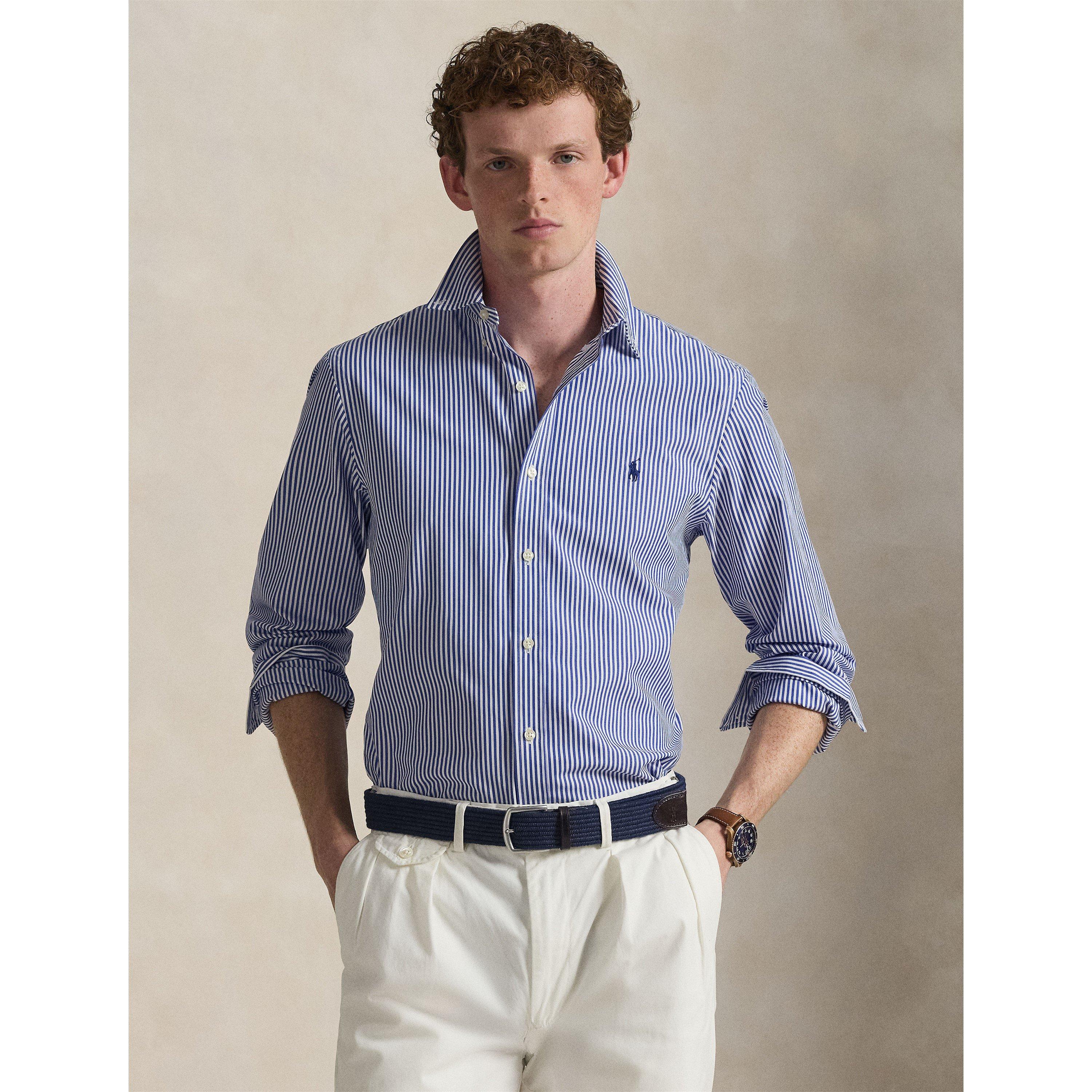 Stripe Poplin Slim Fit Shirt