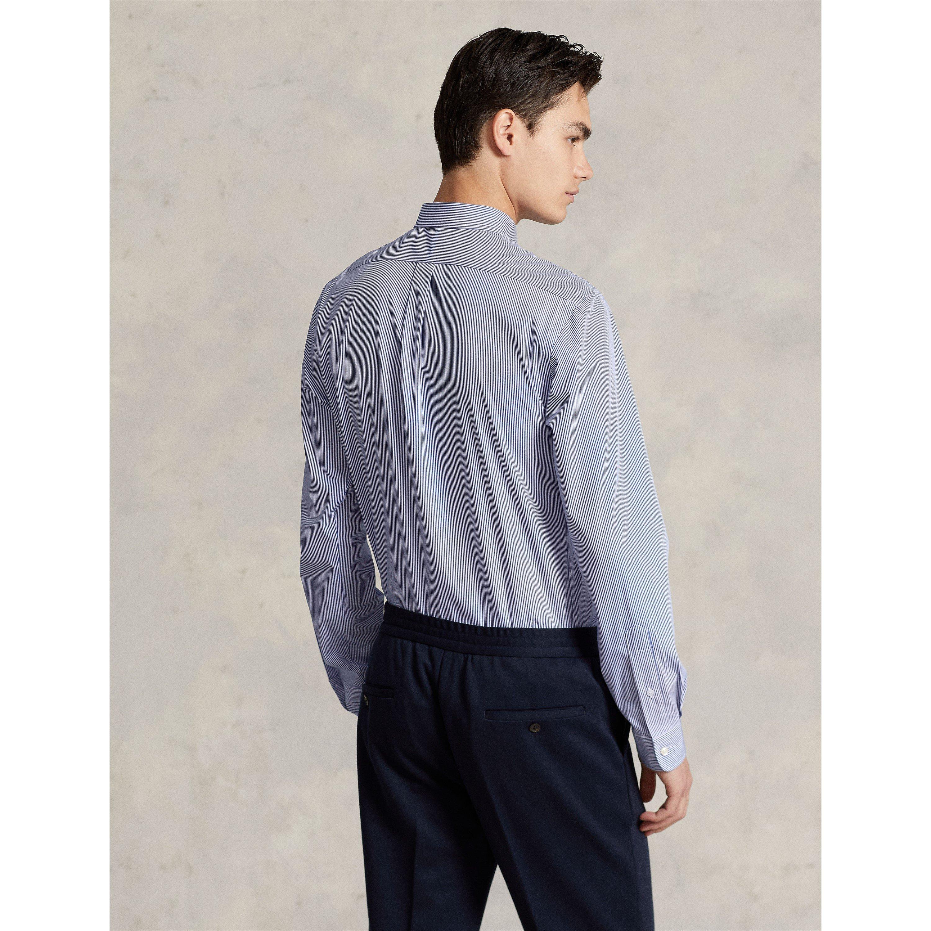 Stripe Poplin Slim Fit Shirt