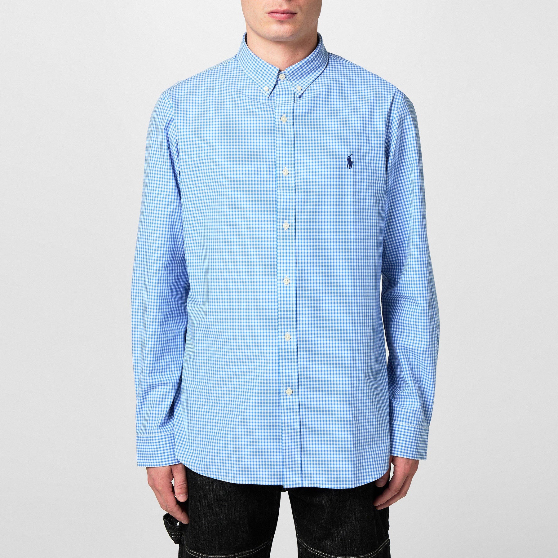 Gingham Poplin Slim Fit Shirt