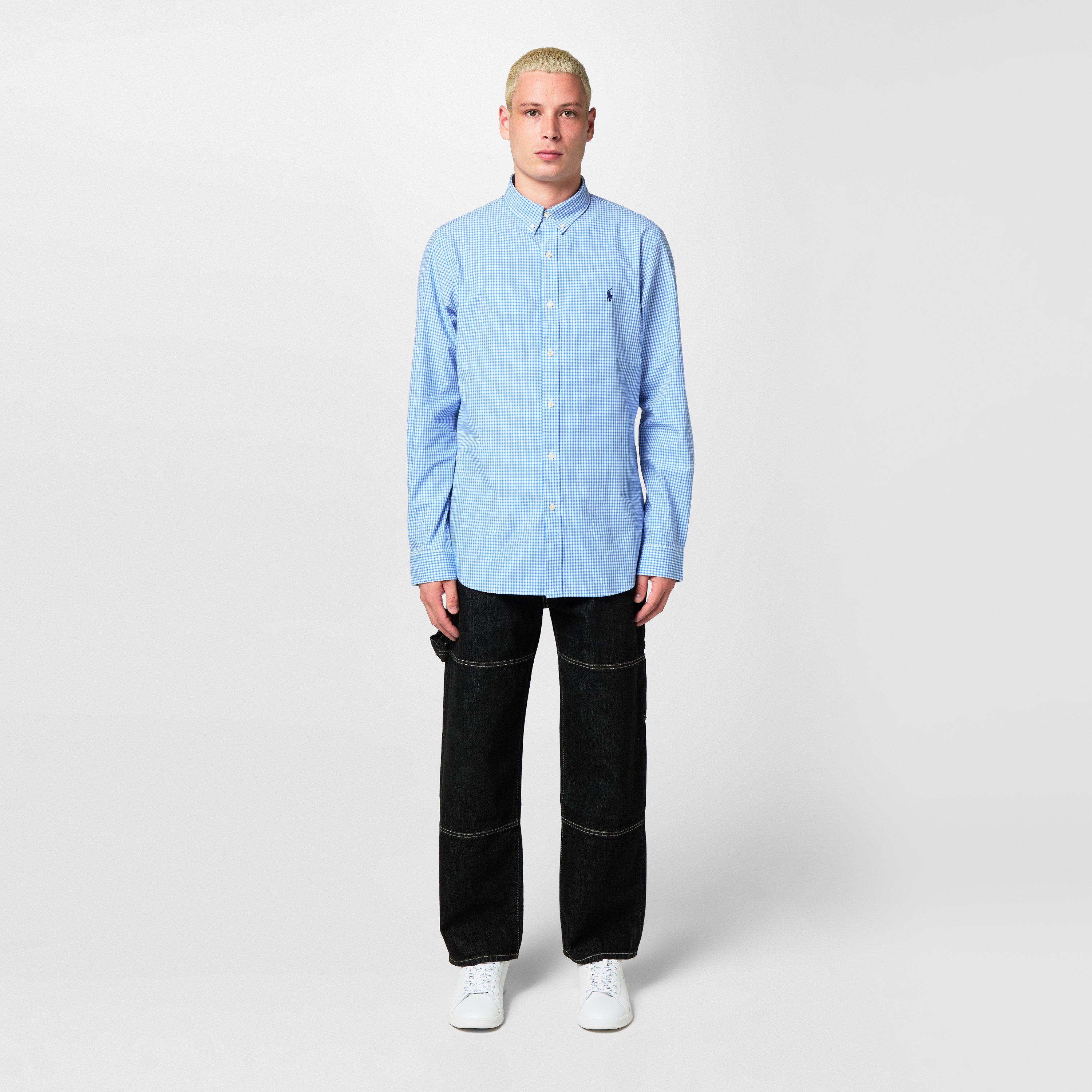 Gingham Poplin Slim Fit Shirt
