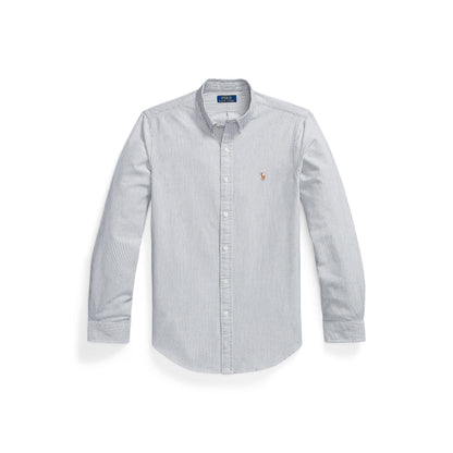 Slim Fit Striped Oxford Shirt