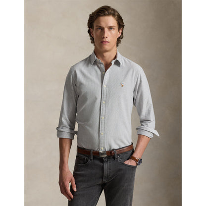 Slim Fit Striped Oxford Shirt