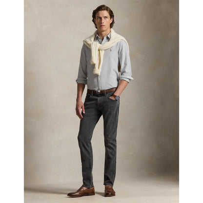 Slim Fit Striped Oxford Shirt
