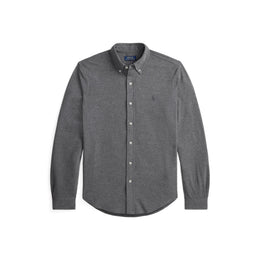 Slim Fit Button-Down Plain Shirt