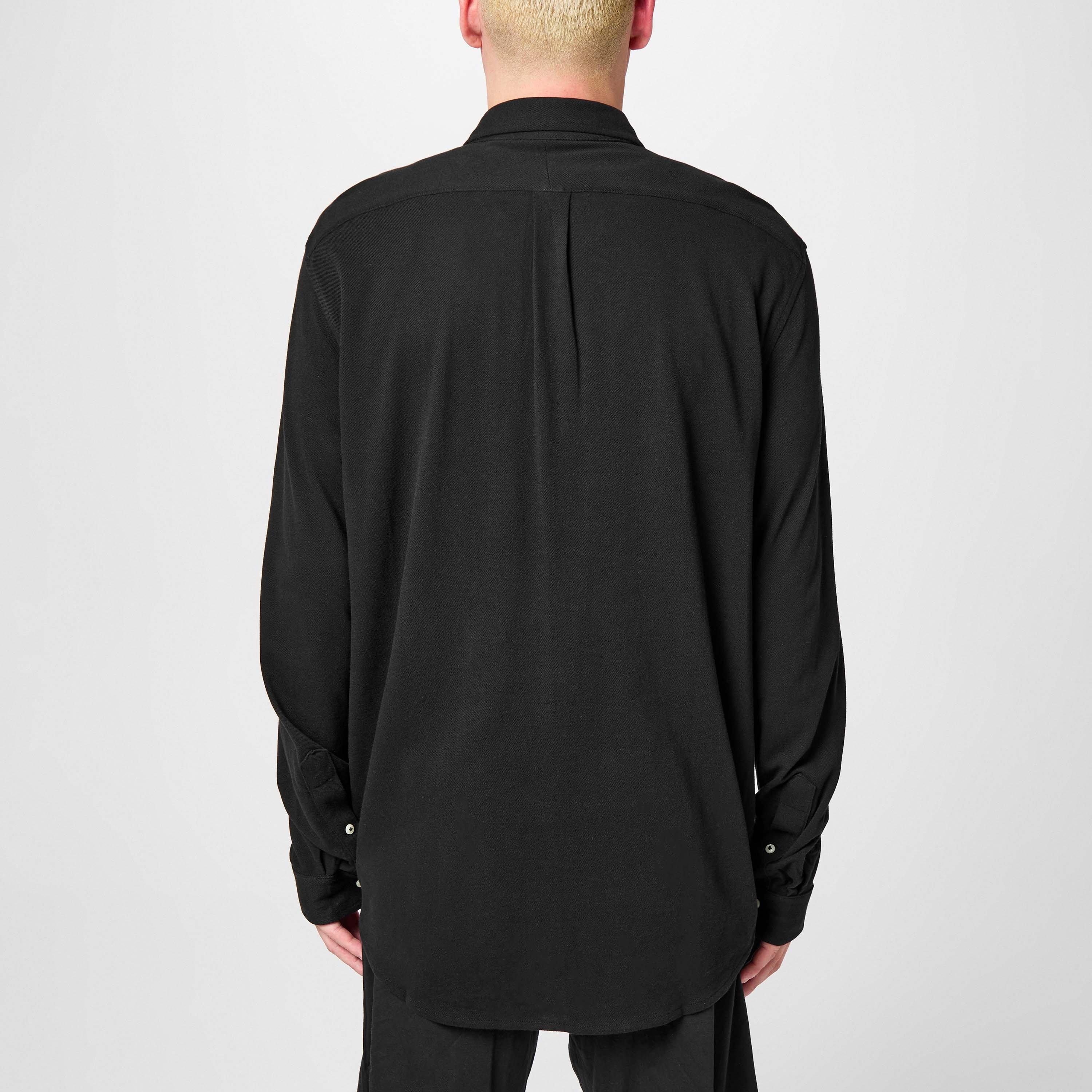 Men's Slim Fit Button-Down Plain Shirt