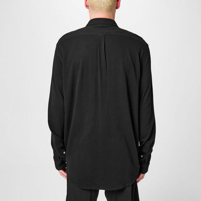 Men's Slim Fit Button-Down Plain Shirt