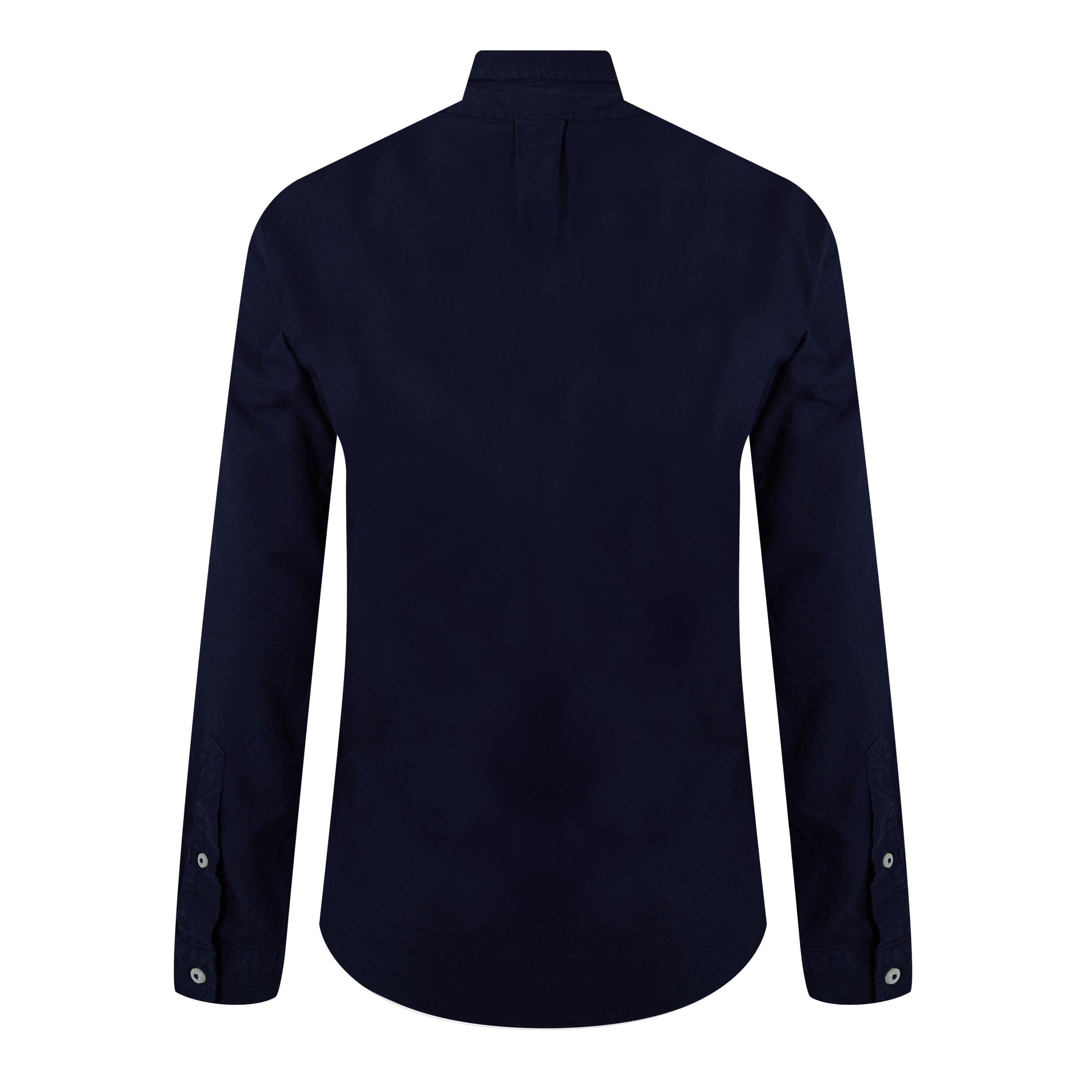 Men's Slim Fit Button-Down Plain Shirt