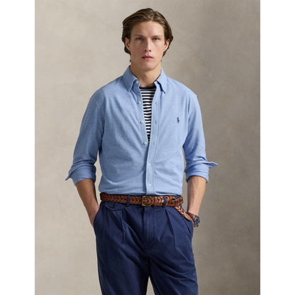 Slim Fit Button-Down Plain Shirt
